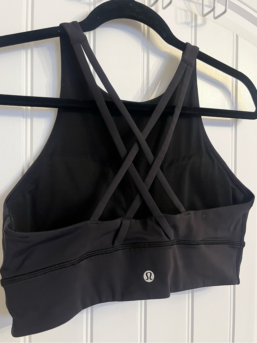 lululemon athletica Black Energy Bra - Longline style - Size 10